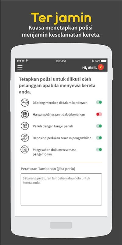 SewaJer Pemilik app screenshot 4