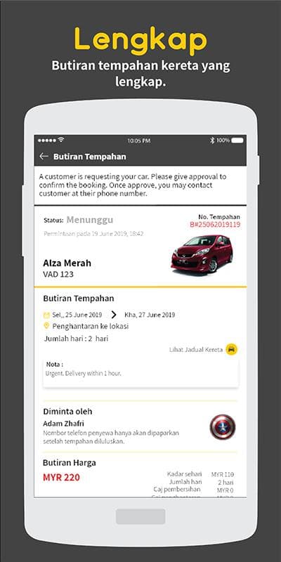 SewaJer Pemilik app screenshot 6